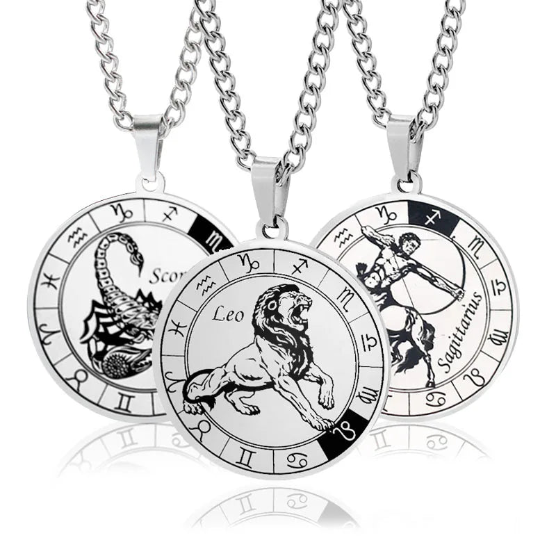 Jewelry Zodiac Pendant Necklace