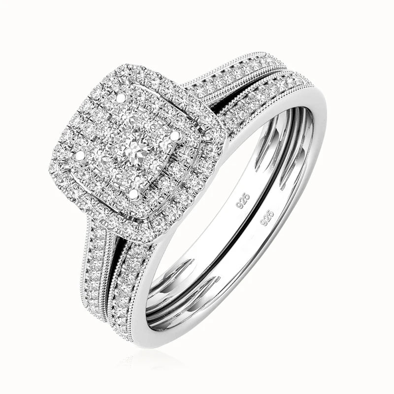 Luxury Engagement Moissanite Ring