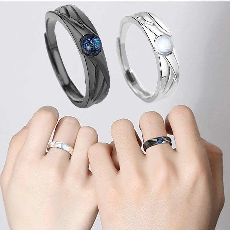 Couple Friendship Lover Open Rings