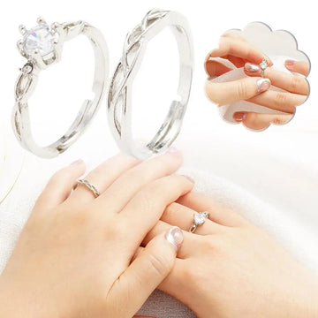 Adjustable Wedding Couple Ring