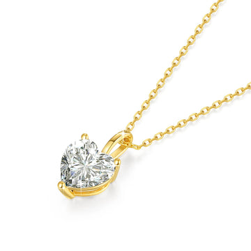 Wedding Heart Moissanite Necklace