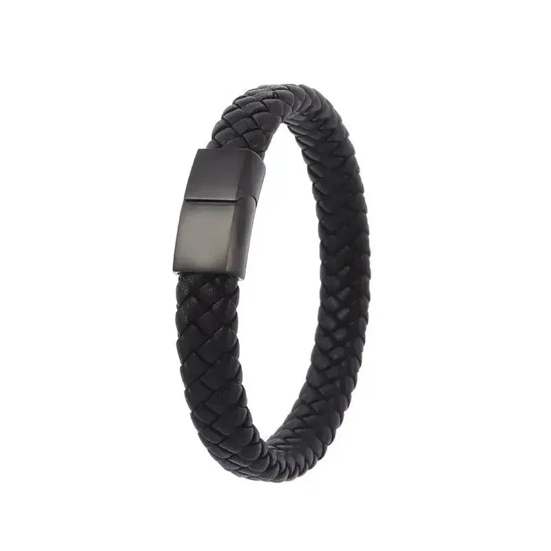 Classic Single Layer Leather Bracelet