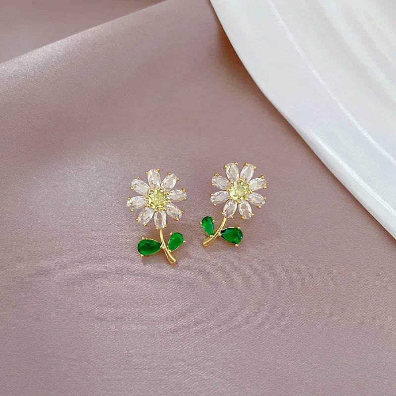 Classic Green Leaf Flower Set