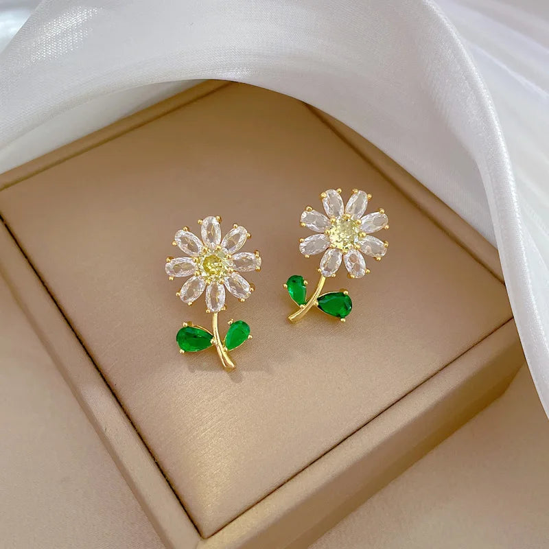 Classic Green Leaf Flower Set