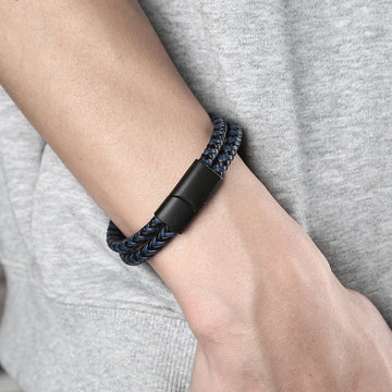 Double Layer Genuine Leather Bracelet