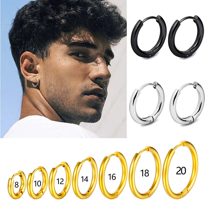 Stainless Steel Hoop Earring