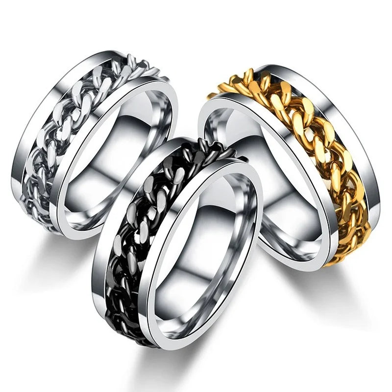 Titanium Steel Rotatable Chain Ring