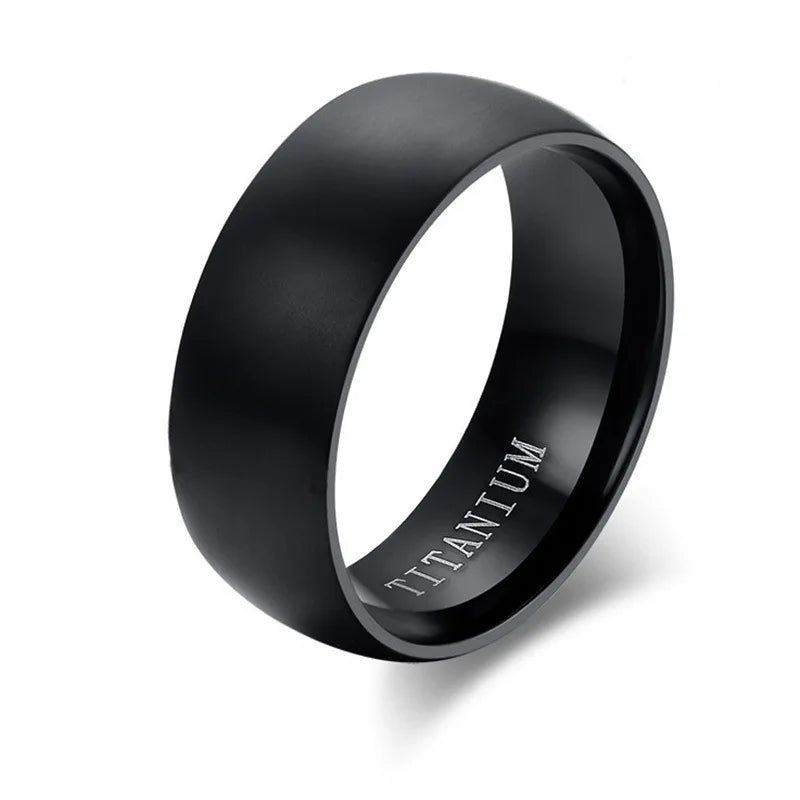 Men Classic Stainless Steel Wedding Ring